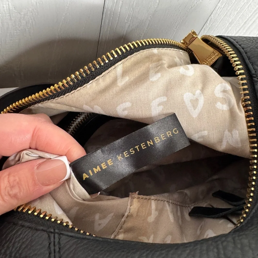 Aimee Kestenberg Leather Car-Go Hobo Bag | Shearling